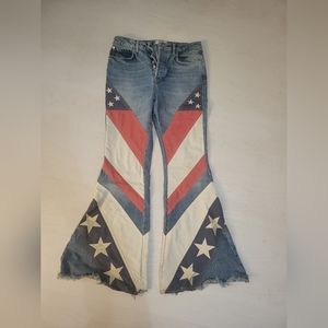 Free people American flag bell bottom